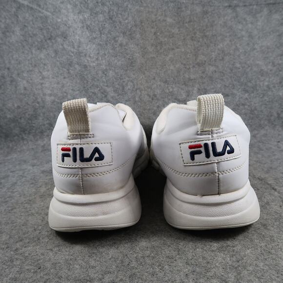 Fila Shoes Mens 13 Athletic Trainers Lightweight Sneaker White Lace Up Walking main image 5